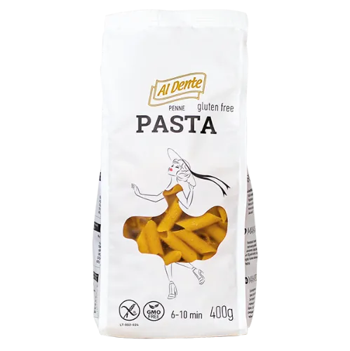 Makaroni bez glutēna AL DENTE, Penne, 400g