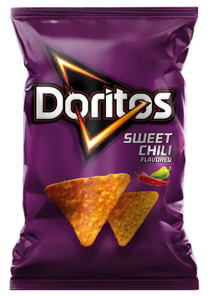 Saldžiųjų čili pipirų skonio kukurūzų traškučiai DORITOS, 100 g