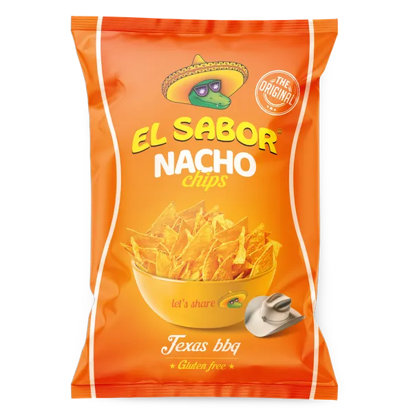 Kukurūzų traškučiai EL SABOR, BBQ skonio, 100 g