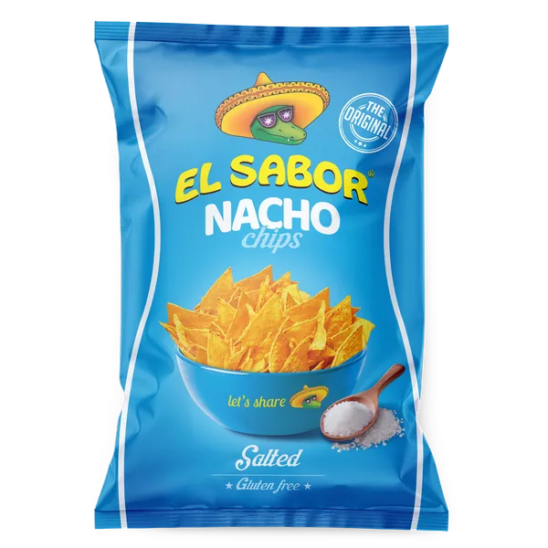 Kukurūzas čipsi EL SABOR, ar sāli, 100g