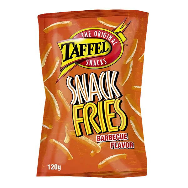 Kukurūzų traškučiai TAFFEL, Snack Fries Barbecue, 110 g