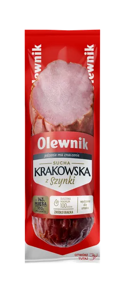 Šķiņka desa OLEWNIK KRAKOWSKA, žāvēta, 320g