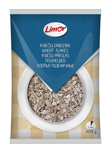 Kviečių dribsniai LIMOR, 400 g