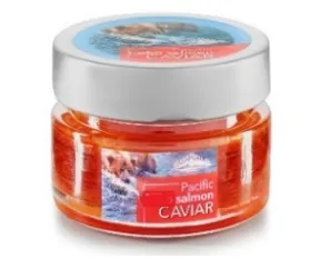 Lašišinių žuvų ketų ikrai, 100 g
