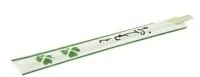 Lazdelės BAMBOO, kiniškos,  bambukas/baltas su raštu atviras vokelis, L 20,5 cm, 100 vnt