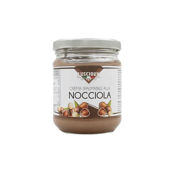 Lazdynų riešutų kremas LUSCIOUX, 45%, 200 g