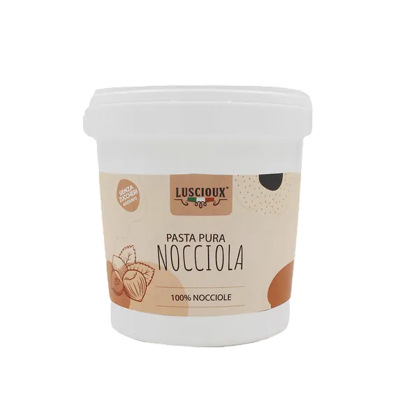 Lazdynų riešutų pasta LUSCIOUX, skrudintų, 100%, 1 kg
