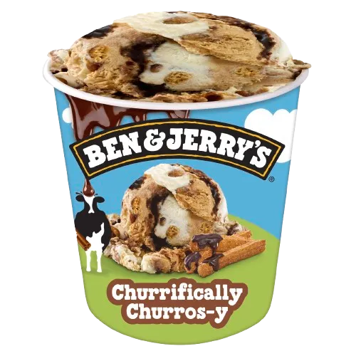Ledai BEN&JERRY, churrų skonio, 465 ml