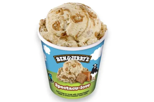 Ledai BEN&JERRY su karameles ir cinamono sausainiu gabaliukais, 465 ml