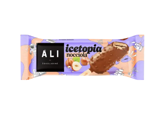Ledai ICETOPIA plombyras, su lazdynų riešutų įdaru,100 ml