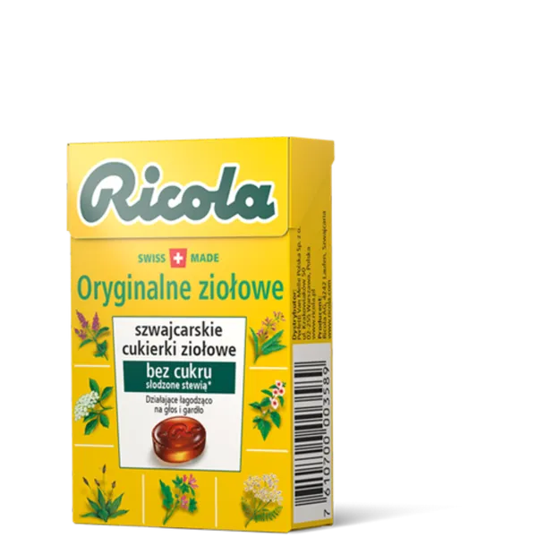 Ledinukai Ricola, su vaistažolėmis 27,5g