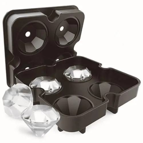 Ledukų formelė DIAMOND, silikonas,  4 formelės, vnt