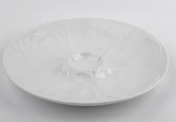 Lėkštė austrėms, porcelianas, 6 vietų, D 23,5 cm, vnt