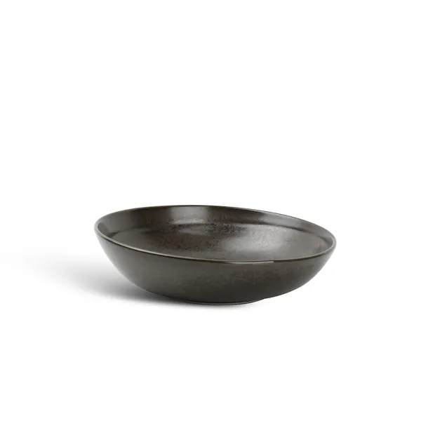 Lėkstė CERES Black, gili, porcelianas, 750 ml, D 22 cm, H 6 cm, vnt