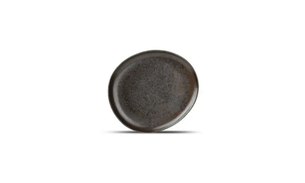 Lėkštė CERES Black, ovali,  porcelianas, 21 x 18,5 cm, vnt.