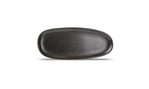 Lėkštė CERES Black, ovali, porcelianas 34 x 14,5 cm, vnt
