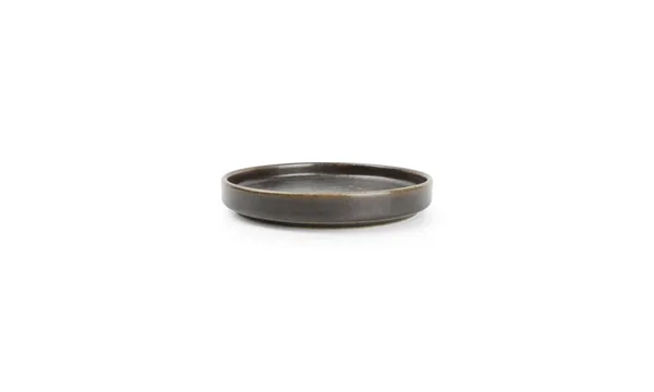 Lėkštė CERES Black, stačiu krašteliu, porcelianas,  D 13,5, H 2 cm, vnt