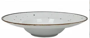 Lėkštė COTTAGE White, gili, plačiu krašteliu, porcelianas, 380 ml, D 28 cm, H 6 cm, vnt