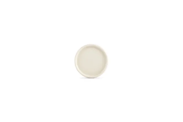 Lėkštė Curvo Vanilla, porcelianas, D 12,5 cm, H 1,5 cm, vnt