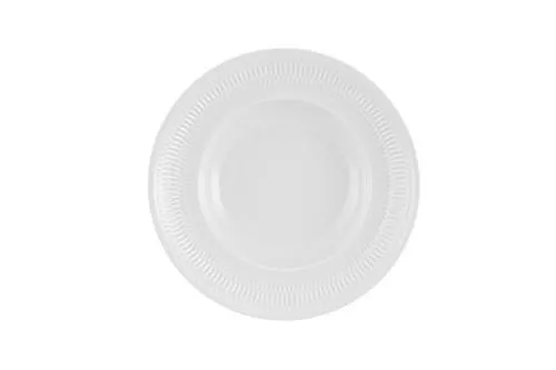 Šķīvis UTOPIA, dziļš, balts, D 28cm, 1 gab.