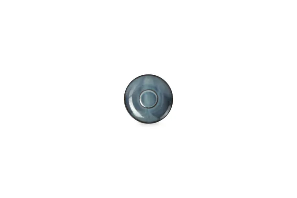 Lėkštutė CIRRO BLUE, 200 ml puodeliui, porcelinas, D 14 cm, vnt