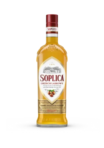Likeris SOPLICA, lazdyno riešutų skonio, 28%, 0,5 L