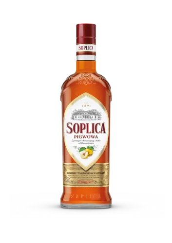 Likeris SOPLICA, svarainių skonio, 28%, 0,5 L