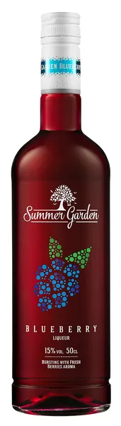 Likeris SUMMER GARDEN, šilauogių, 15 %, 0,5 l