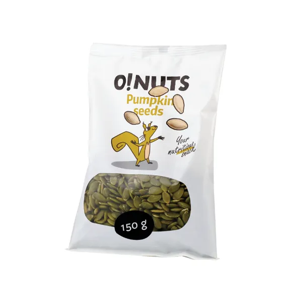 Ķirbju sēklas O!NUTS, lobītas, 150g
