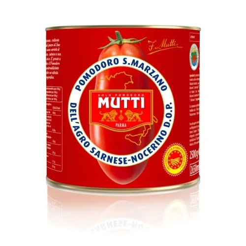 Lupti pomidorai MUTTI, S.Marzano, 2,5 kg/1,625 kg