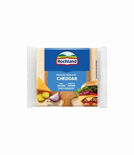 Lydytas sūris HOCHLAND Cheddar, riekelėmis, 17% rieb., 130 g