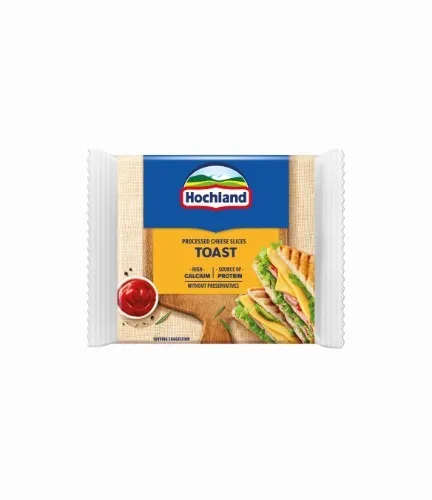 Lydytas sūris HOCHLAND Toast, riekelėmis, 17% rieb., 130g