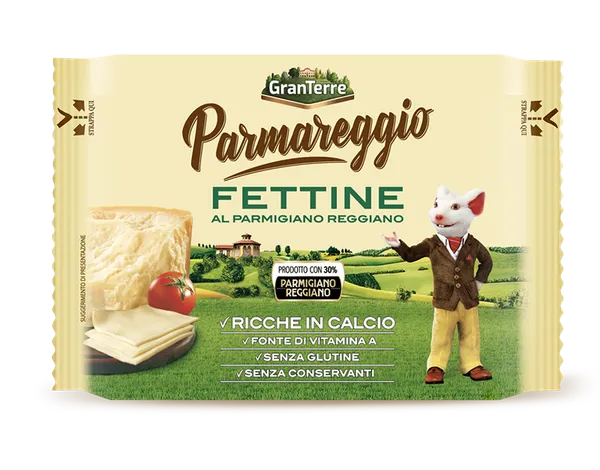 Kausētais siers PARMAREGGIO Parmigiano Reggiano, šķēlēs, 150 g