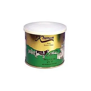 Lydytas sviestas Ghee KHANUM, 99.8%, 500 g