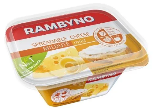 Lydytas tepamas sūrelis RAMBYNO Mildutė  50% , 175 g
