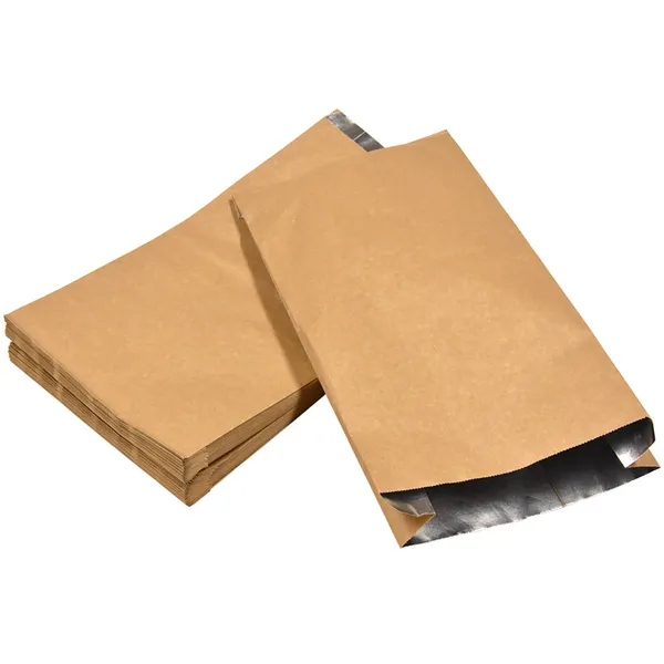 Maišelis Grill, kraft popierius/folija, 18+6,5 x L 33 cm, 100 vnt
