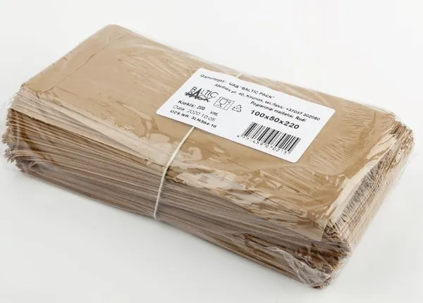 Maisiņš sviestmaizēm, 22x10x5 cm, 0.63kg, 200gab