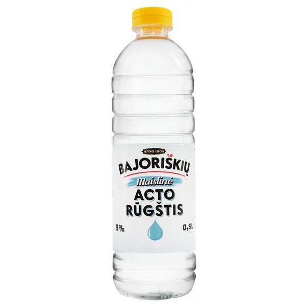 Maistinė acto rūgštis BAJORIŠKIŲ, 9 %, 500 ml