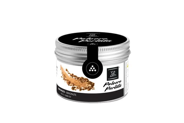 Maistiniai miltelių dažai COLORANTE, bronzinės perlo spalvos, 25 g