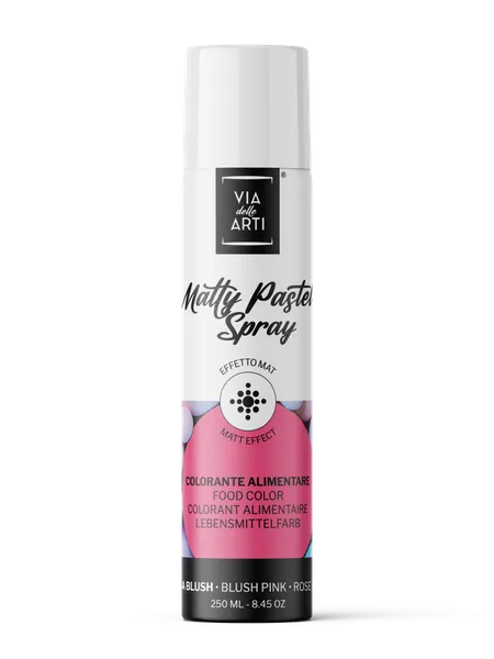 Maistiniai purškiami dažai MATTY SPRAY, pastelinės rausvos spalvos Blush Pink, azo free, 250 ml