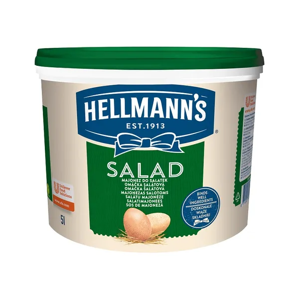 Majonezas HELLMAN'S, salotoms, 30%, 5 l
