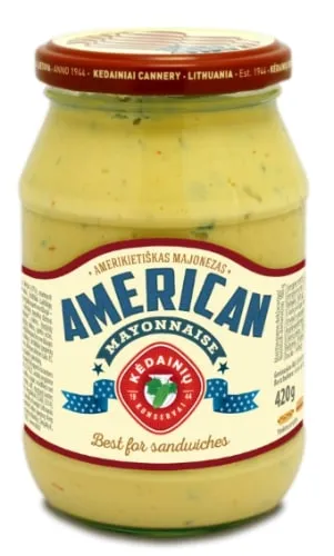 Majonezas KĖDAINIŲ Amerikietiškas, 47% rieb.,420g