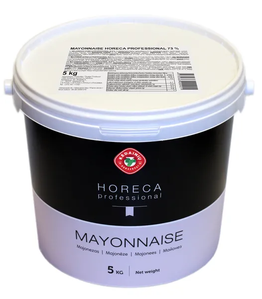 Majonezas KĖDAINIŲ horeca professional,  dekoravimui (standus) 73%, 5 kg