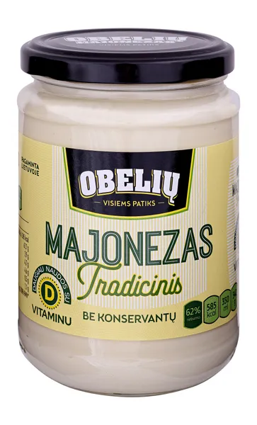 Majonezas OBELIŲ, Tradicinis, 62%, 0.35l