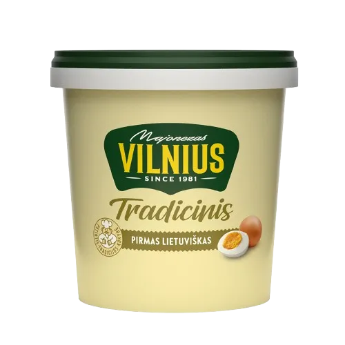 Majonezas VILNIUS, Pirmas Lietuviškas, 35% 1000ml/985g