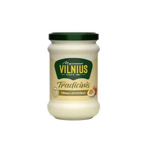 Majonezas VILNIUS, Pirmas Lietuviškas, 35% 250ml/245g