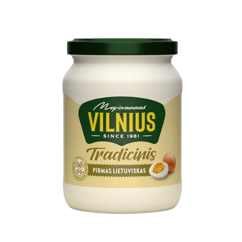 Majonezas VILNIUS, Pirmas Lietuviškas, 35%, 720 ml/630g