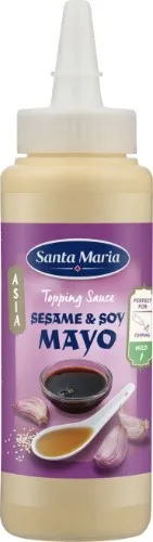 Majonezinis padažas su sezamais ir sojomis SANTA MARIA, 250 ml