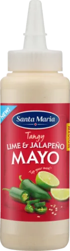 Majonezinis padažas SANTA MARIA su žaliosiomis citrinomis ir jalapeno paprikomis, 250ml