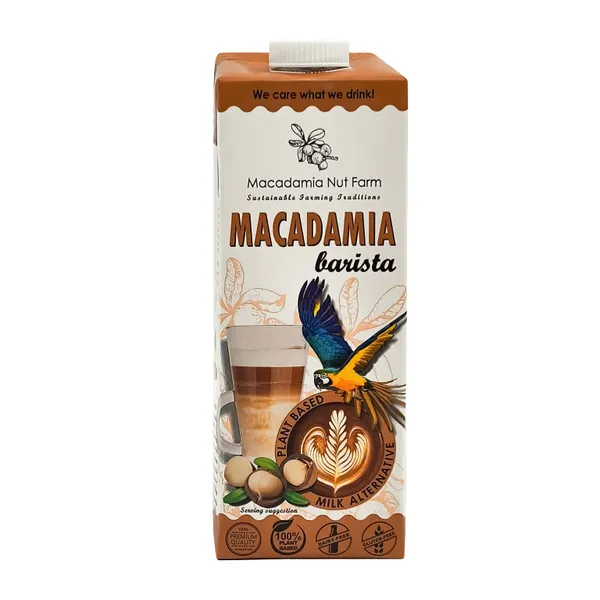 Makadamijų riešutų gėrimas, MACADAMIA NUT FARM, Barista, 1 l (M)